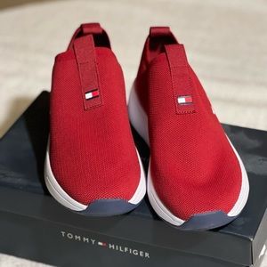 Women slip on Tommy Hilfiger sneakers